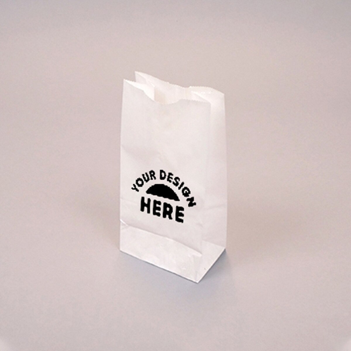 Custom-Printed White Kraft 4-lb Bag